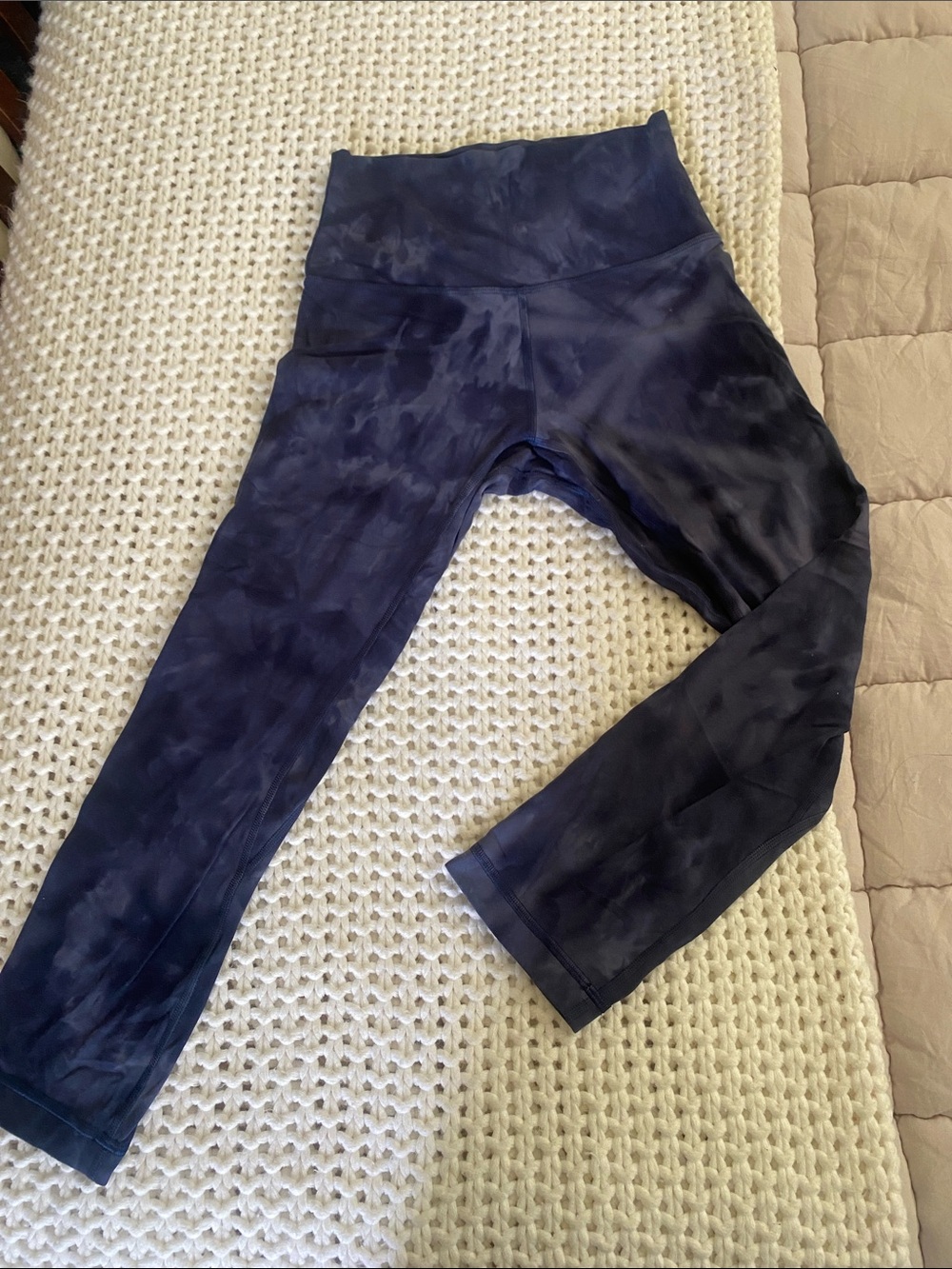 lululemon athletica Navy Tie-Dye Leggings